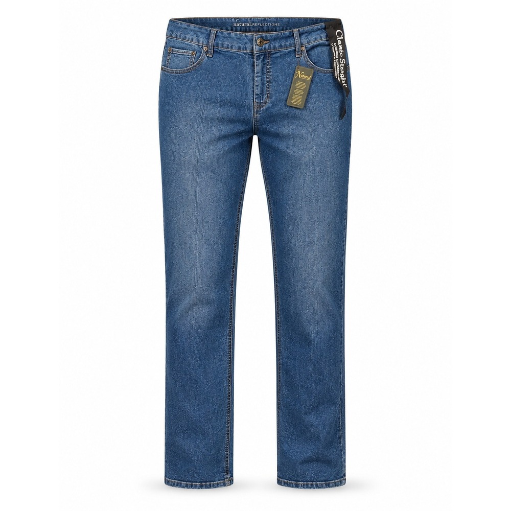 Natural Reflections Jeans Women 18 Blue Classic Straight Comfort Vital‎ Stretch